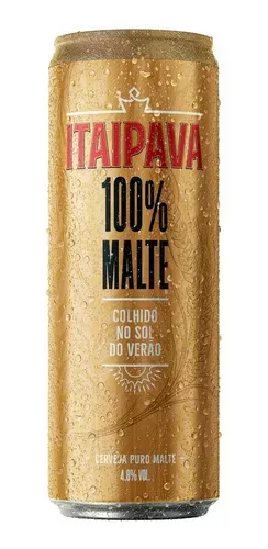 Cerveja 100%  Puro Malte Itaipava Lata 350ml